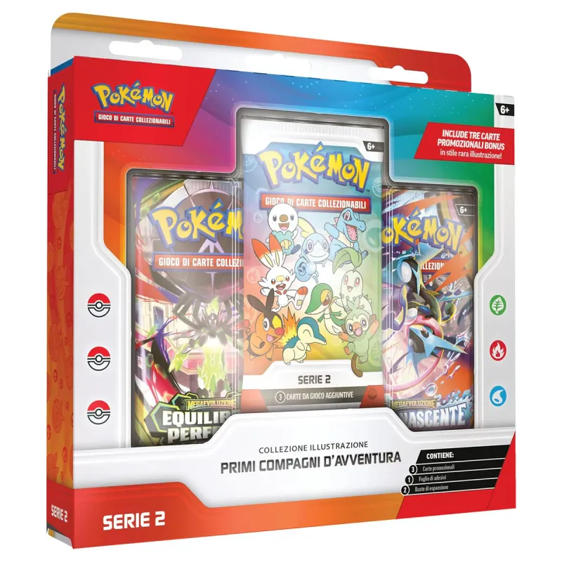 POKEMON - MEGAEVOLUZIONE - COLLEZIONE PRIMI COMPAGNI DI AVVENTURA - SERIE 2 - ITA