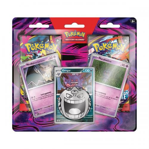 Blister 2 buste Gengar, marshadow e mimikyu