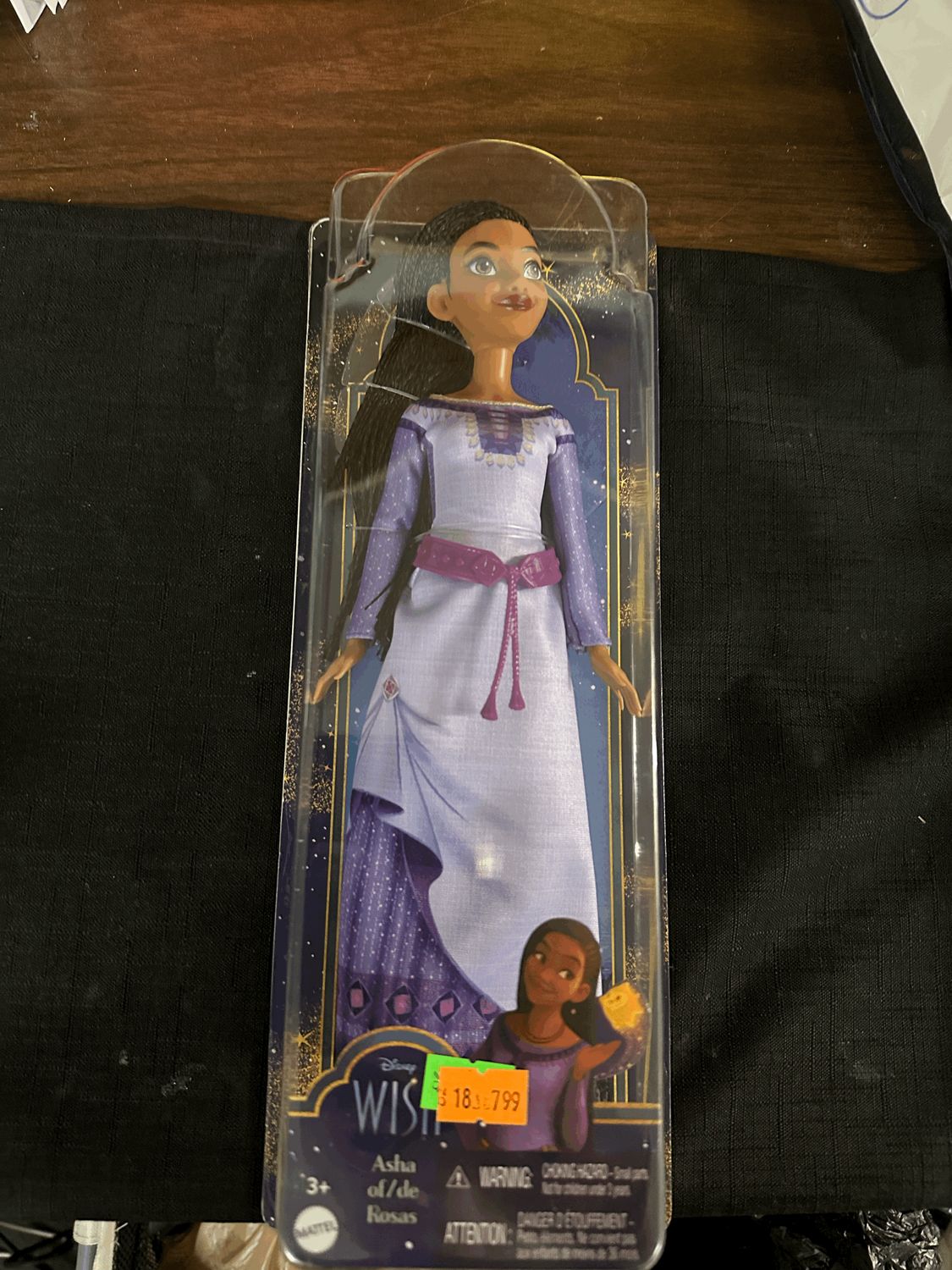 disney wish asha of/de Rosas doll