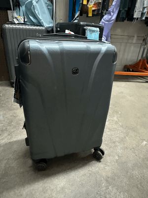 swiss gear suitcase blue/grey