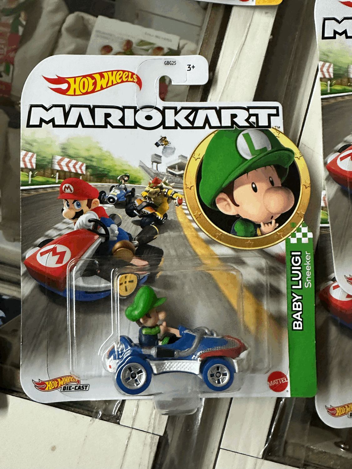 HotWheels MarioKart Baby Luigi