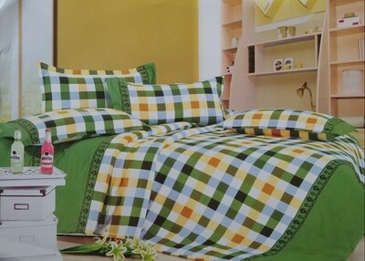 Lewis Orange and yellow stripe bedding set Lewis Orange and yellow stripe bedding set