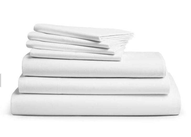 Deluxe White Bedsheet Set