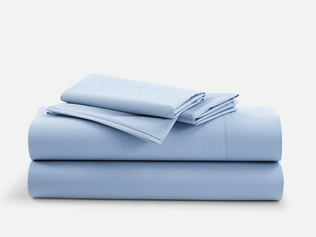 sky blue bedsheet