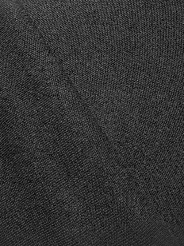 BLACK 2 x 2 Hemp Ribbing 53% Certified Organic Hemp 43% Certified Organic Cotton 4% Spandex , 330g/m2 , 45" width