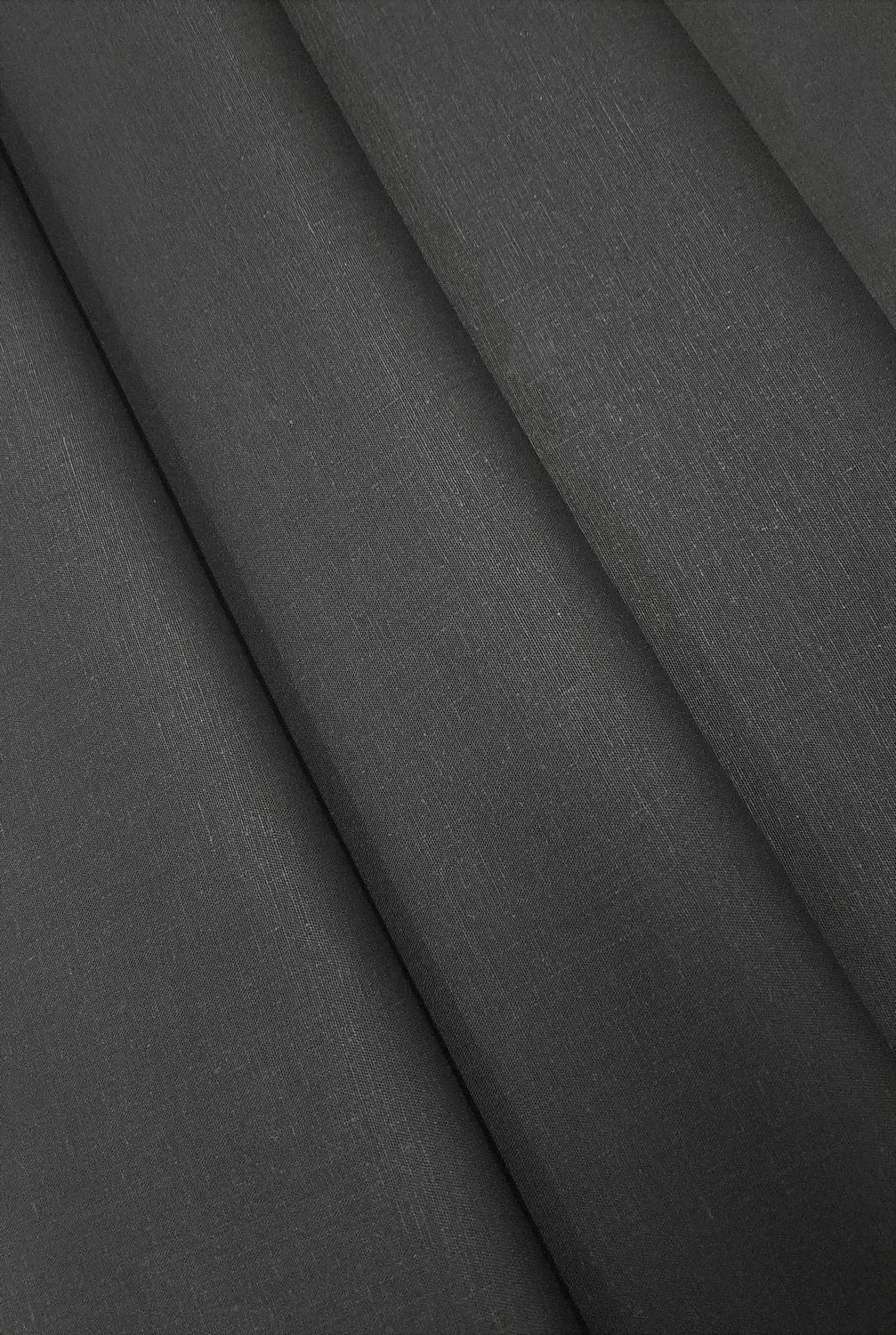 (CLOSE OUT) Black Stretch Hemp Plain Weave 55% Certified Organic Hemp 41% Certified Organic Cotton 4% Lycra , 6.5oz, 43"/44" width
