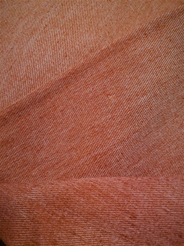 Desert Red Hemp Twill, Yarn Dyed Denim, 77% Hemp , 23% Recycled Poly (PET) , Width 57/58" , 10oz , Hemp Denim