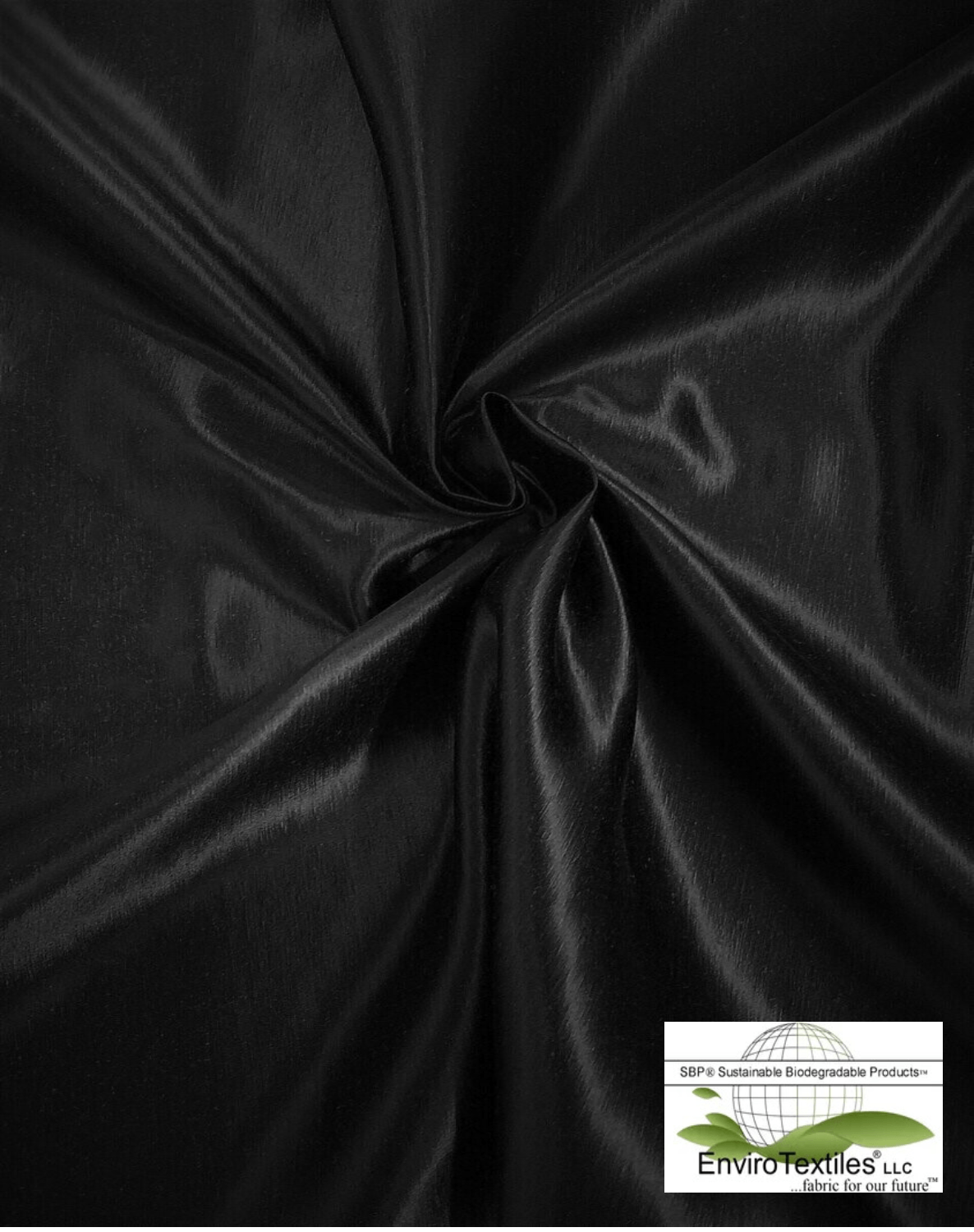 Black Hemp Silk Charmeuse , 70% Certified Organic Hemp , 30% Real Silk , 5.8oz ,  57/58