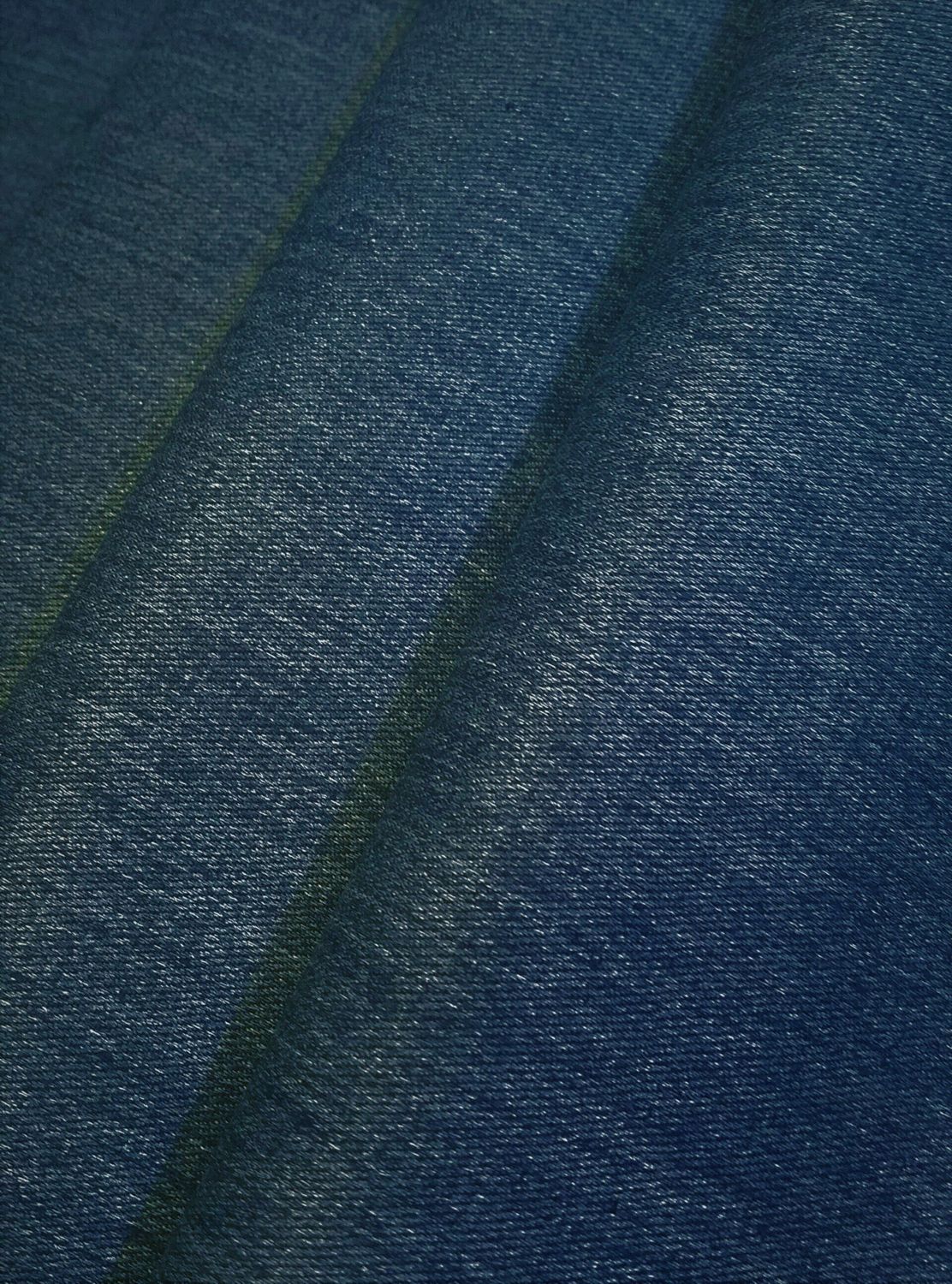 Indigo Hemp Twill , Yarn Dyed Hemp Denim , 77% Hemp , 23% Recycled Poly (PET) , Width 57/58" , 10oz