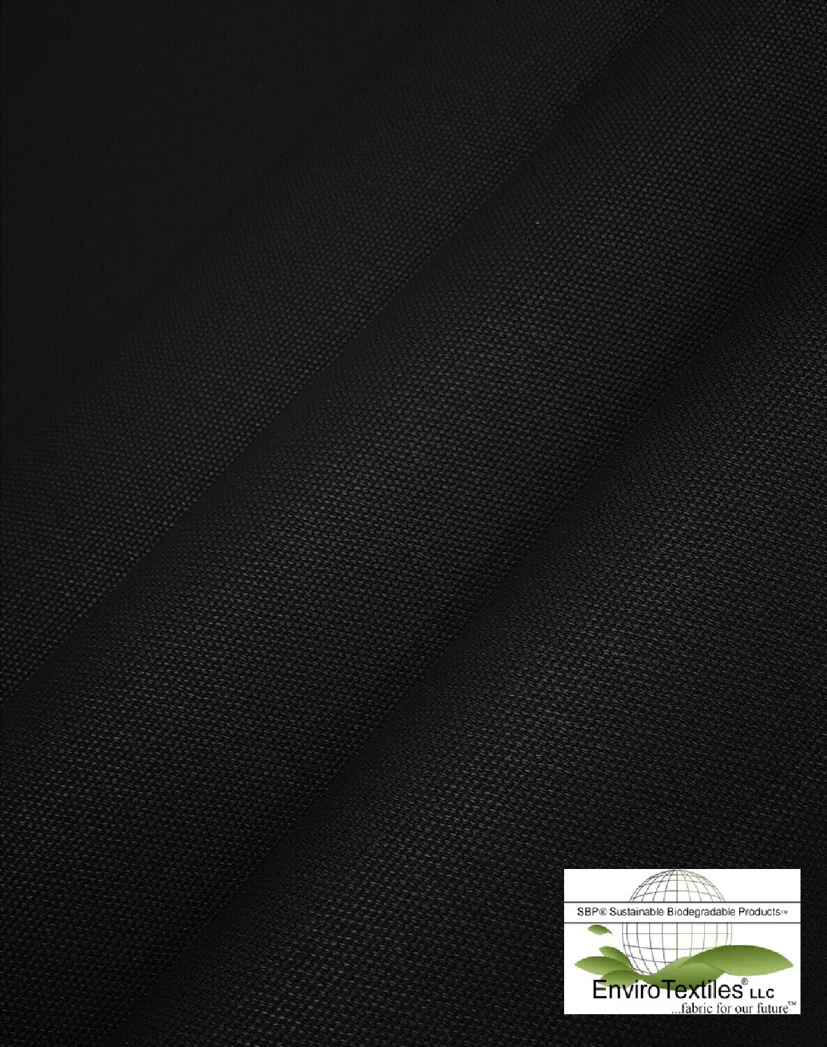 Black Hemp Canvas Basket Weave 100% Certified Organic Hemp Canvas , 18.5oz , 57/58