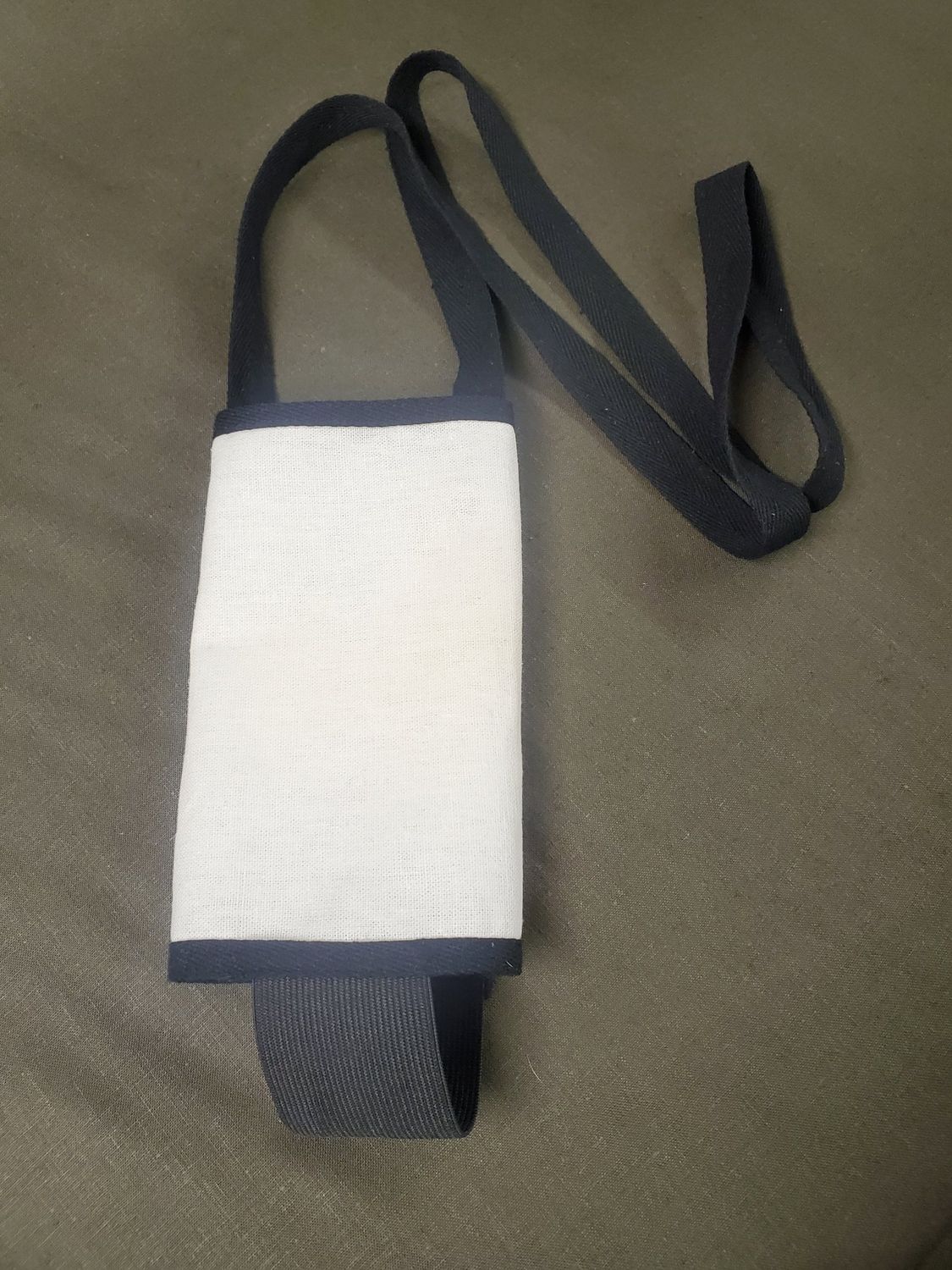 BLANK Adjustable Hemp Water Bottle Carrier