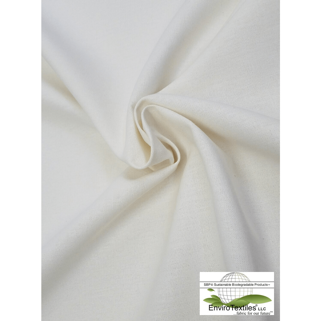 Natural 55% Certified Organic Hemp , 45% Certified Organic Cotton , Plain Weave , 7.4oz , 57/58