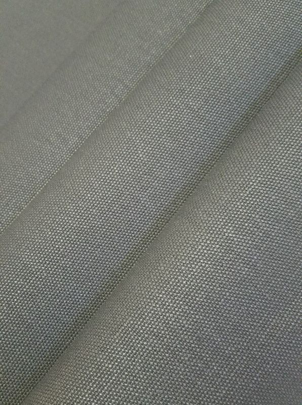 Grey Heavy Hemp Canvas Basket Weave , 100% Certified Organic Hemp , 18.5oz , Width 57/58"