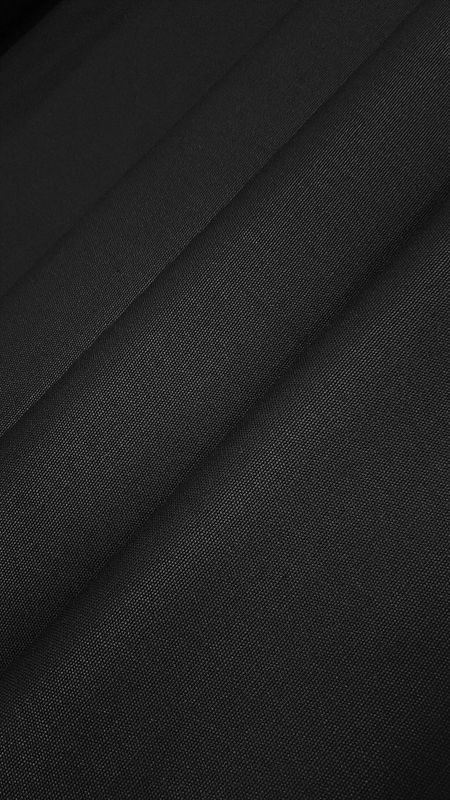 Black Medium Weight Hemp Canvas , 55% Certified Organic Hemp , 45% Certified Organic Cotton , 14oz , 57/58" width