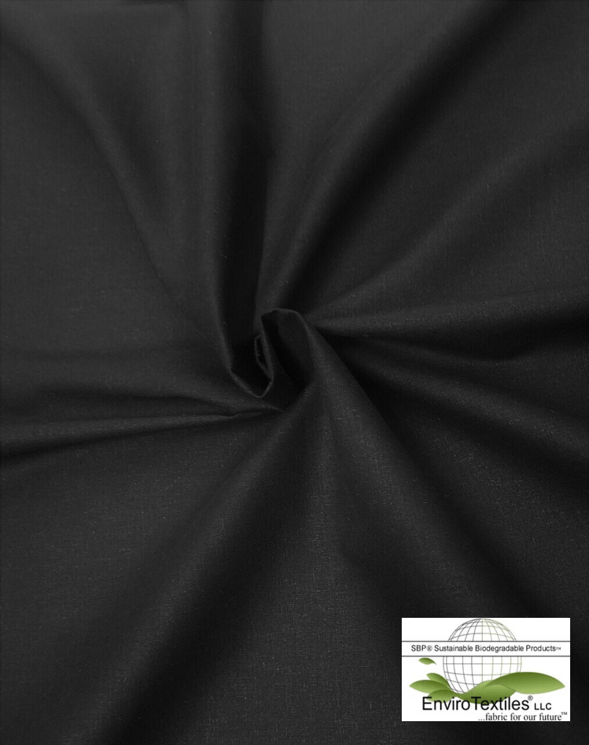 Black Hemp Muslin 55% Certified Organic Hemp , 45% Certified Organic Cotton Plain Weave , 5.7oz , 57/58