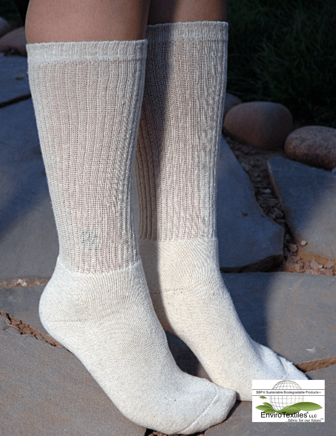Ladies Hemp Hiker Sock , Natural