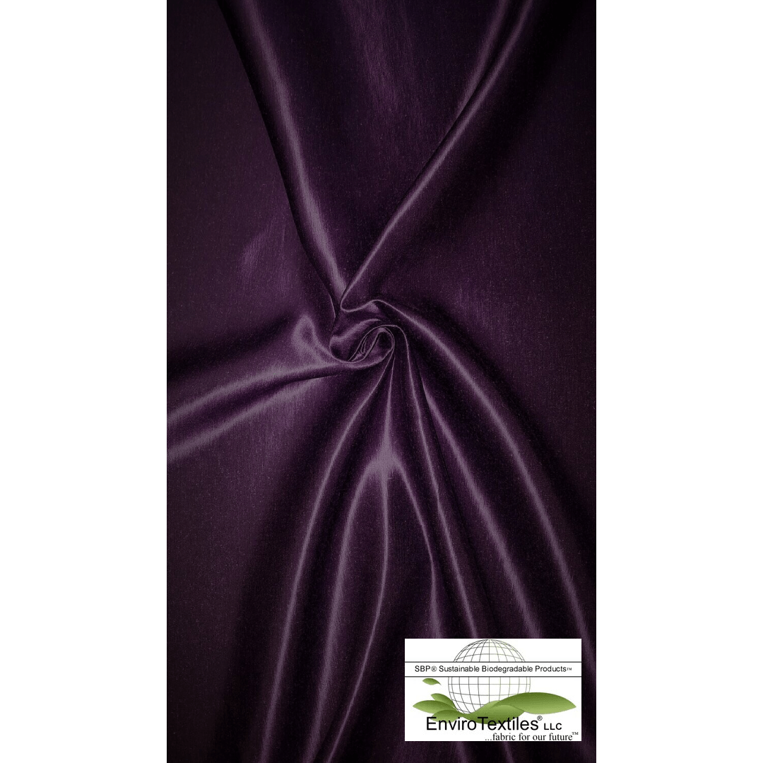 Plum, 70% Certified Organic Hemp, 30% Real Silk Charmeuse, 5.8oz