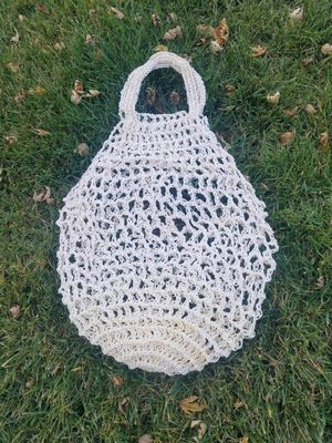 Hand-Crafted Bolsa Bags, 100% Agave Fiber, Natural