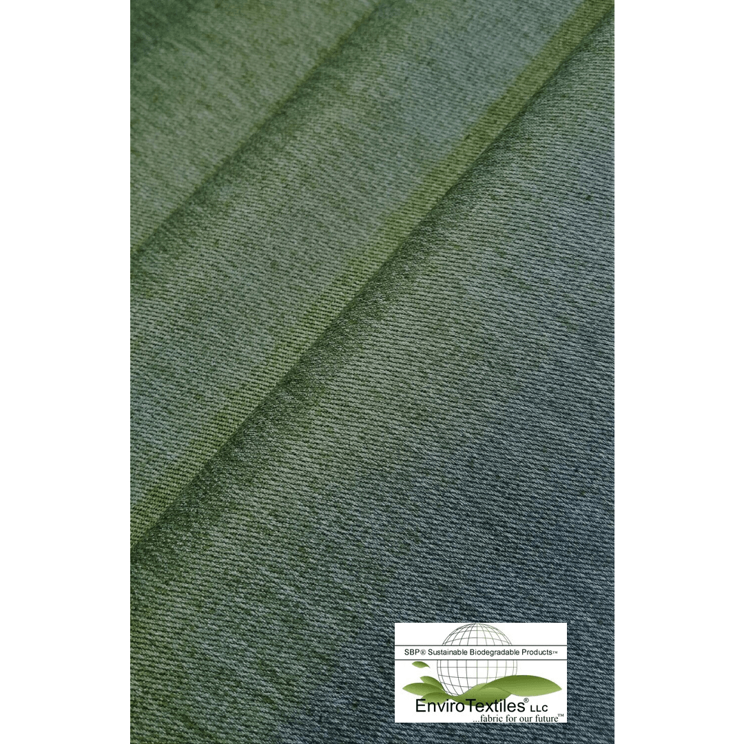 Olive Hemp Twill , Yarn Dyed Hemp Denim , 77% Certified Organic Hemp , 23% Recycled Poly (PET) , Width 57/58