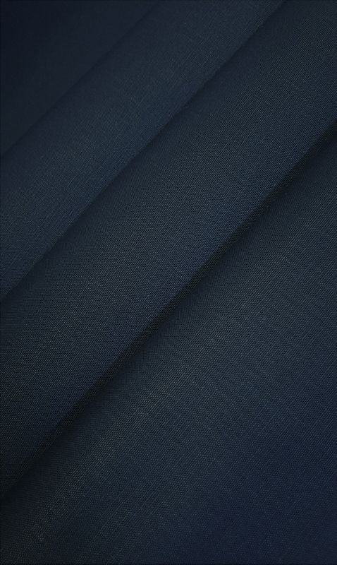 Navy Light Weight Hemp  Canvas Plain Weave , 55% Certified Organic Hemp , 45% Certified Organic Cotton , 12oz , Width 57/58"