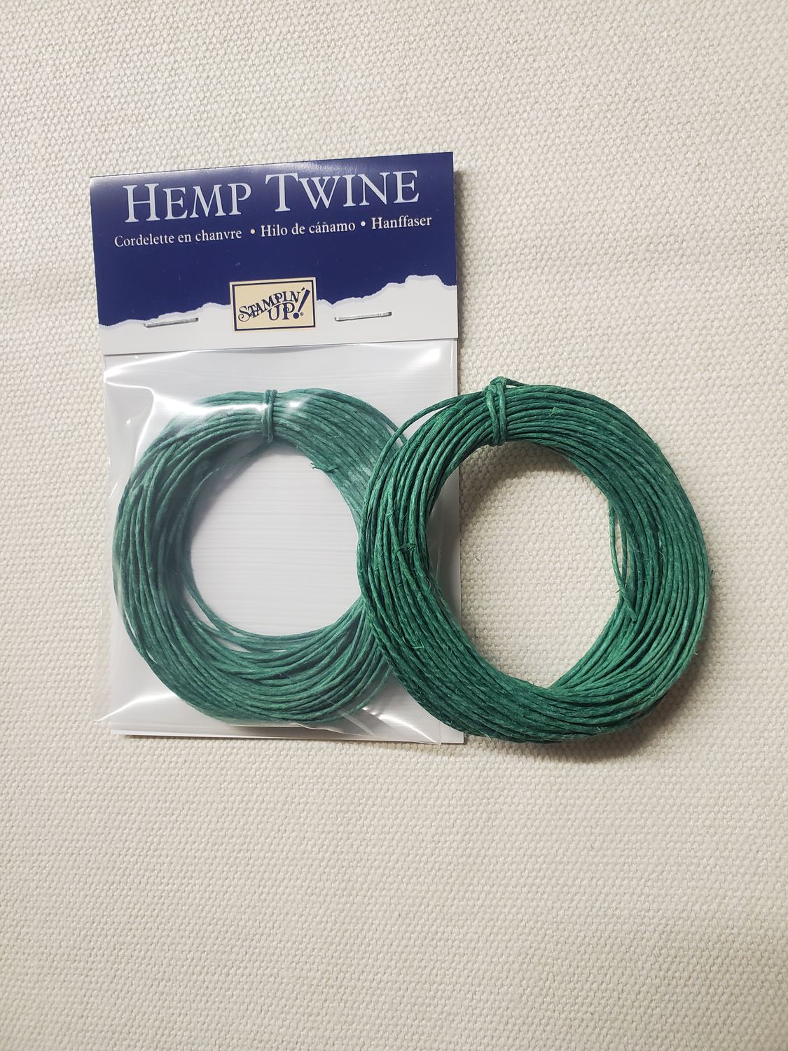 Gecko Green Hemp Twine