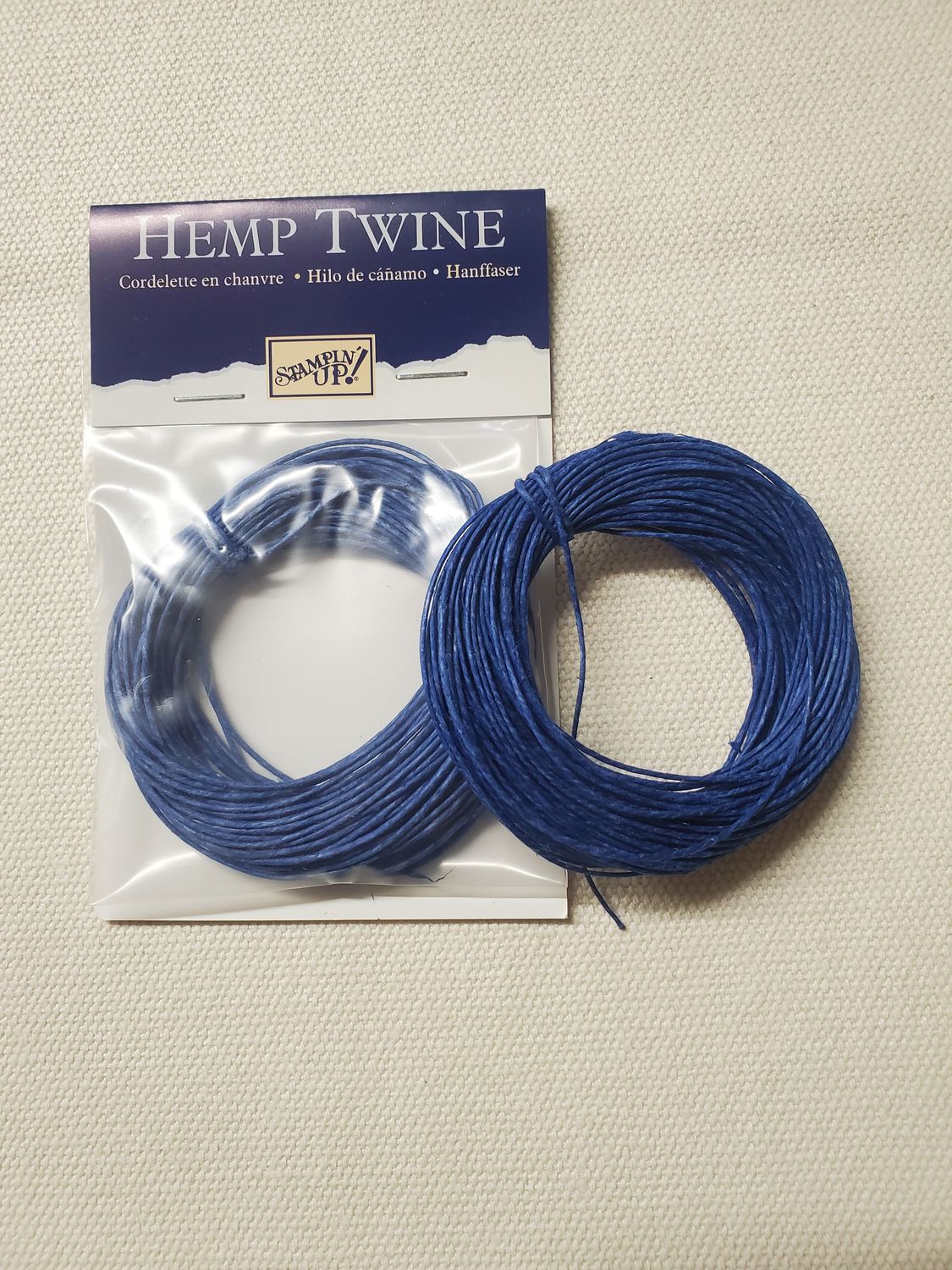 Still Water Blue Hemp Twine