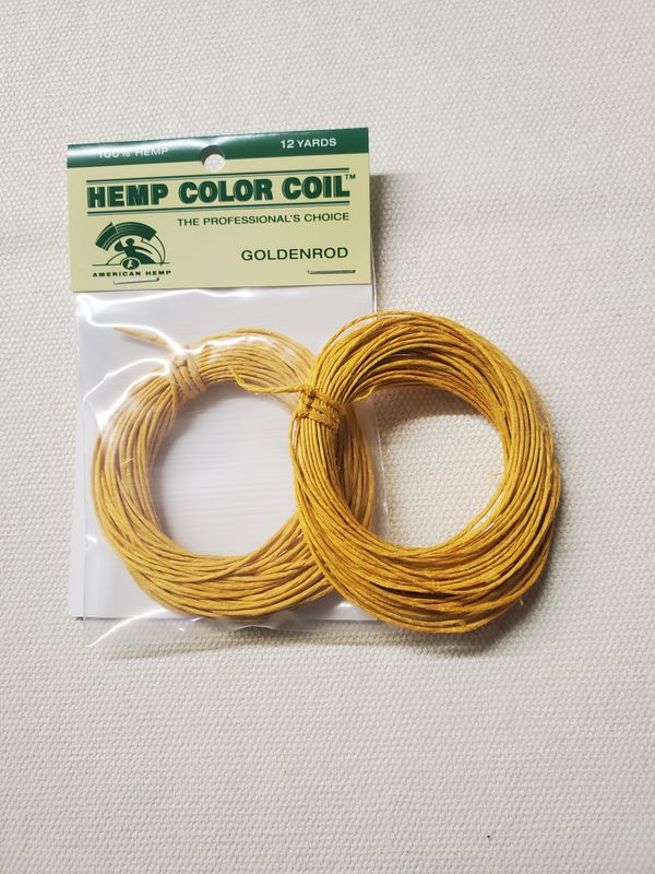 Goldenrod Gold Hemp Twine