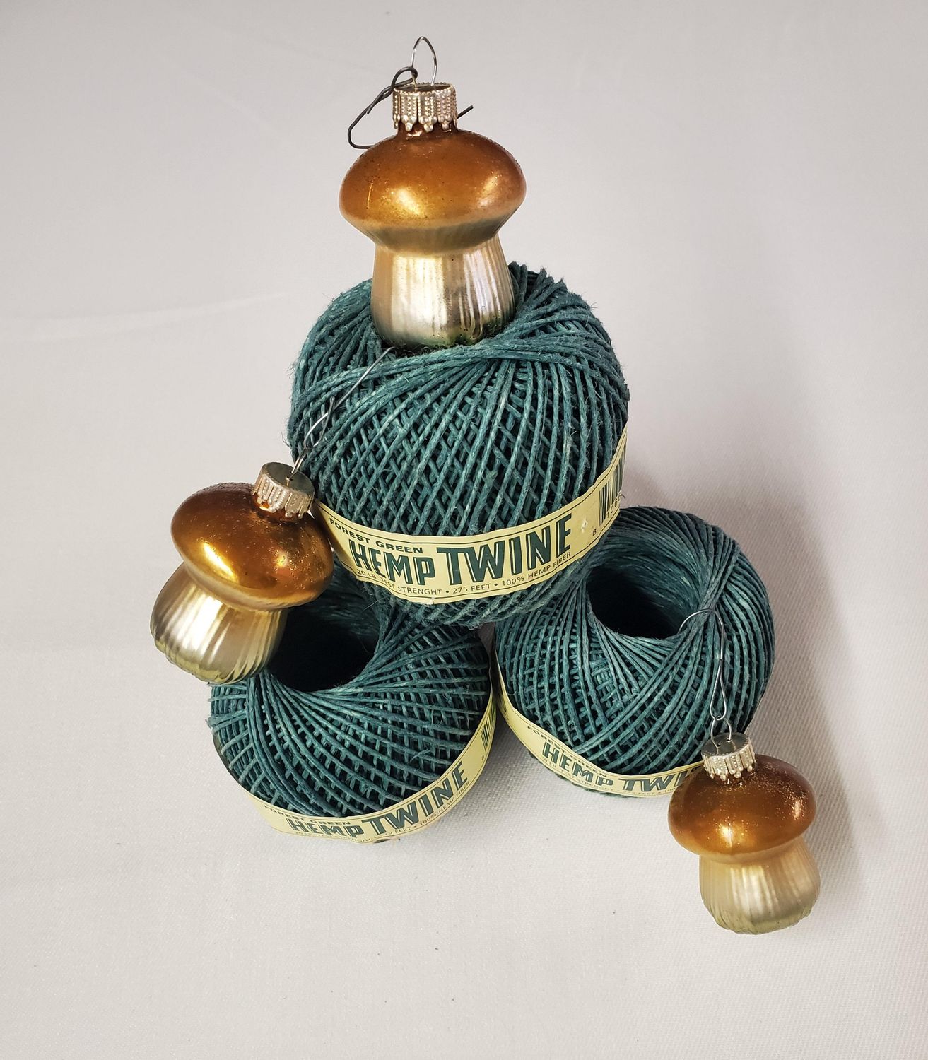 Forest Green Hemp Twine Balls