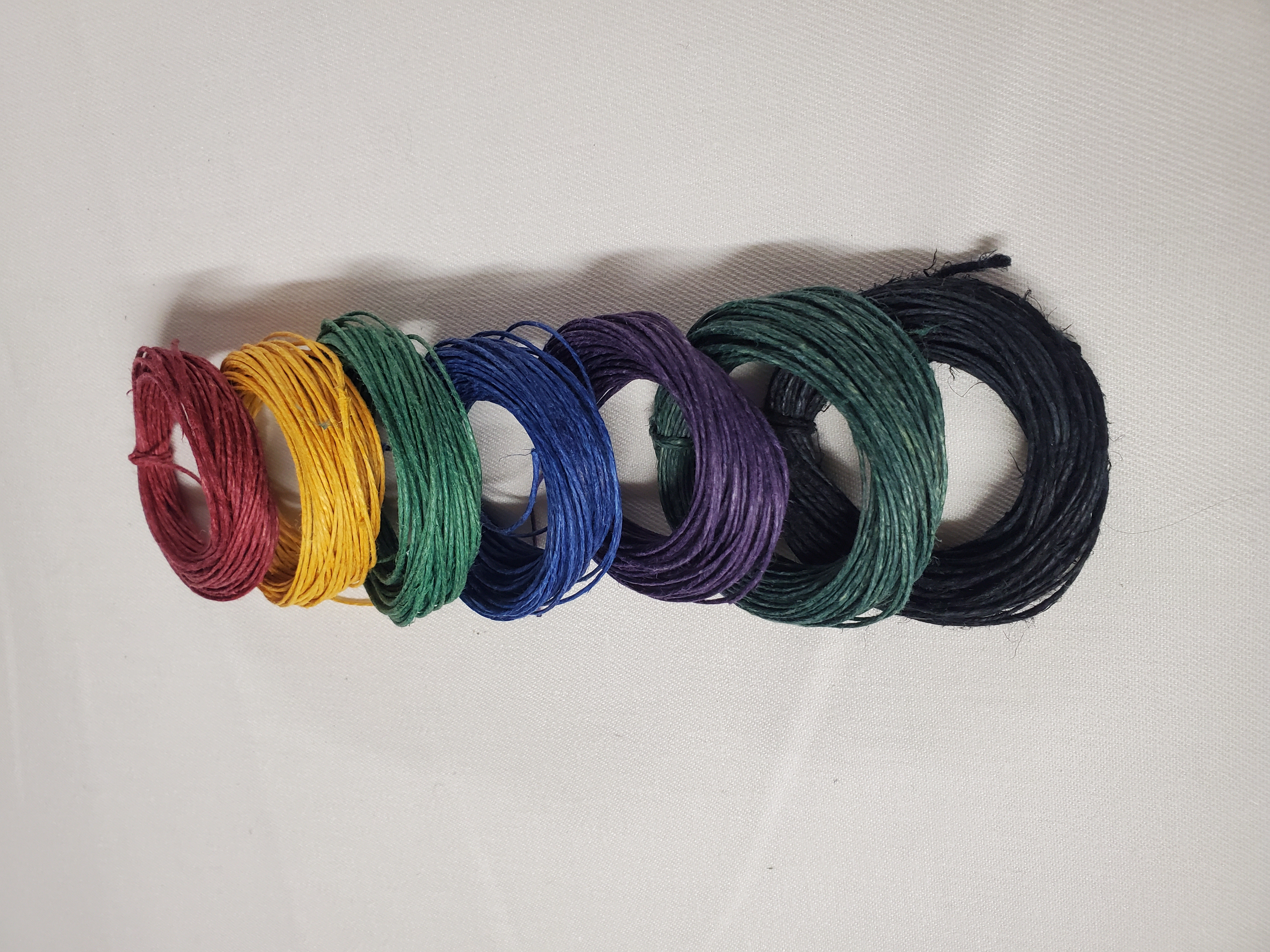 Rainbow Hemp Twine Set