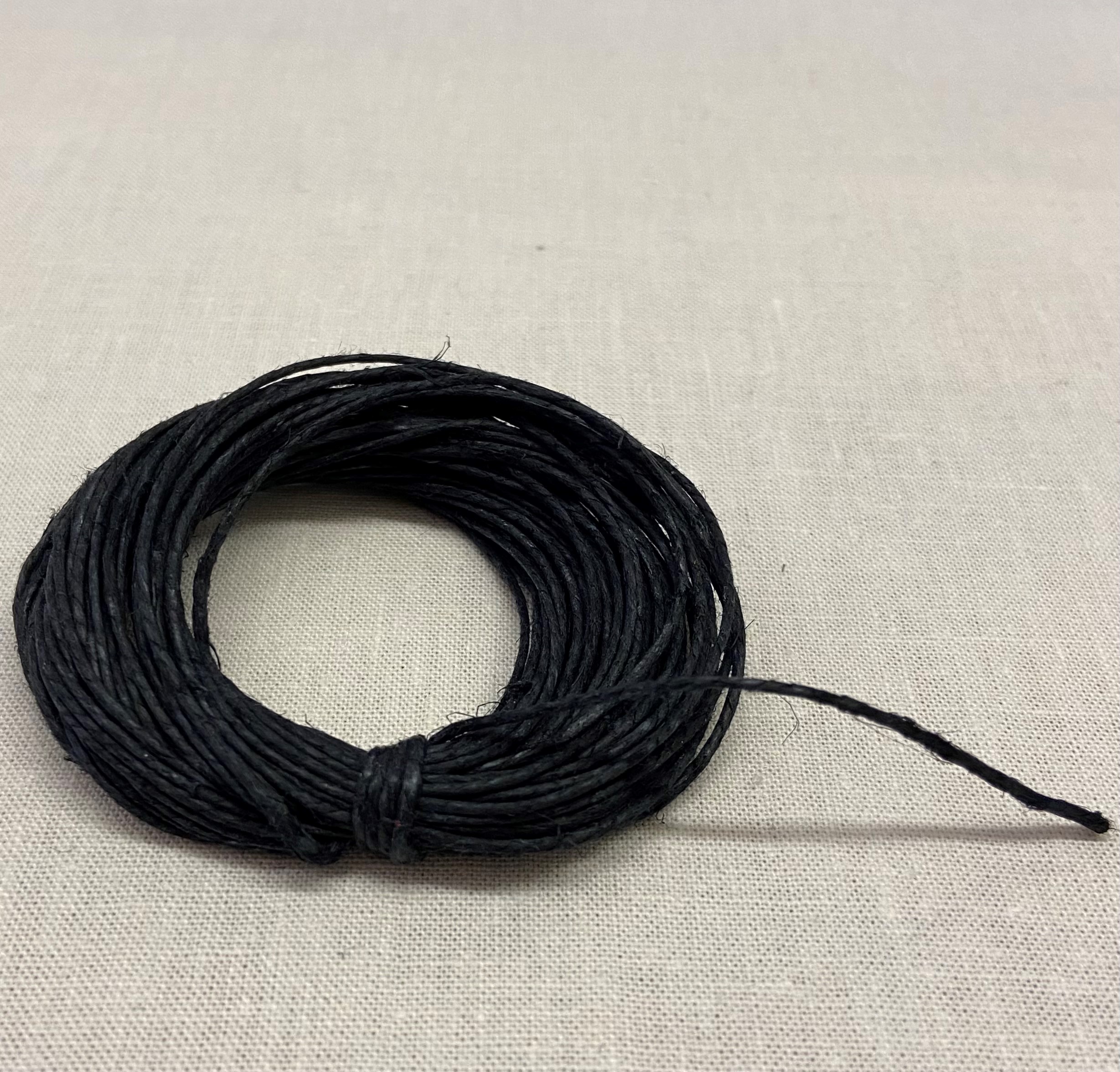 Black Hemp Twine Coil