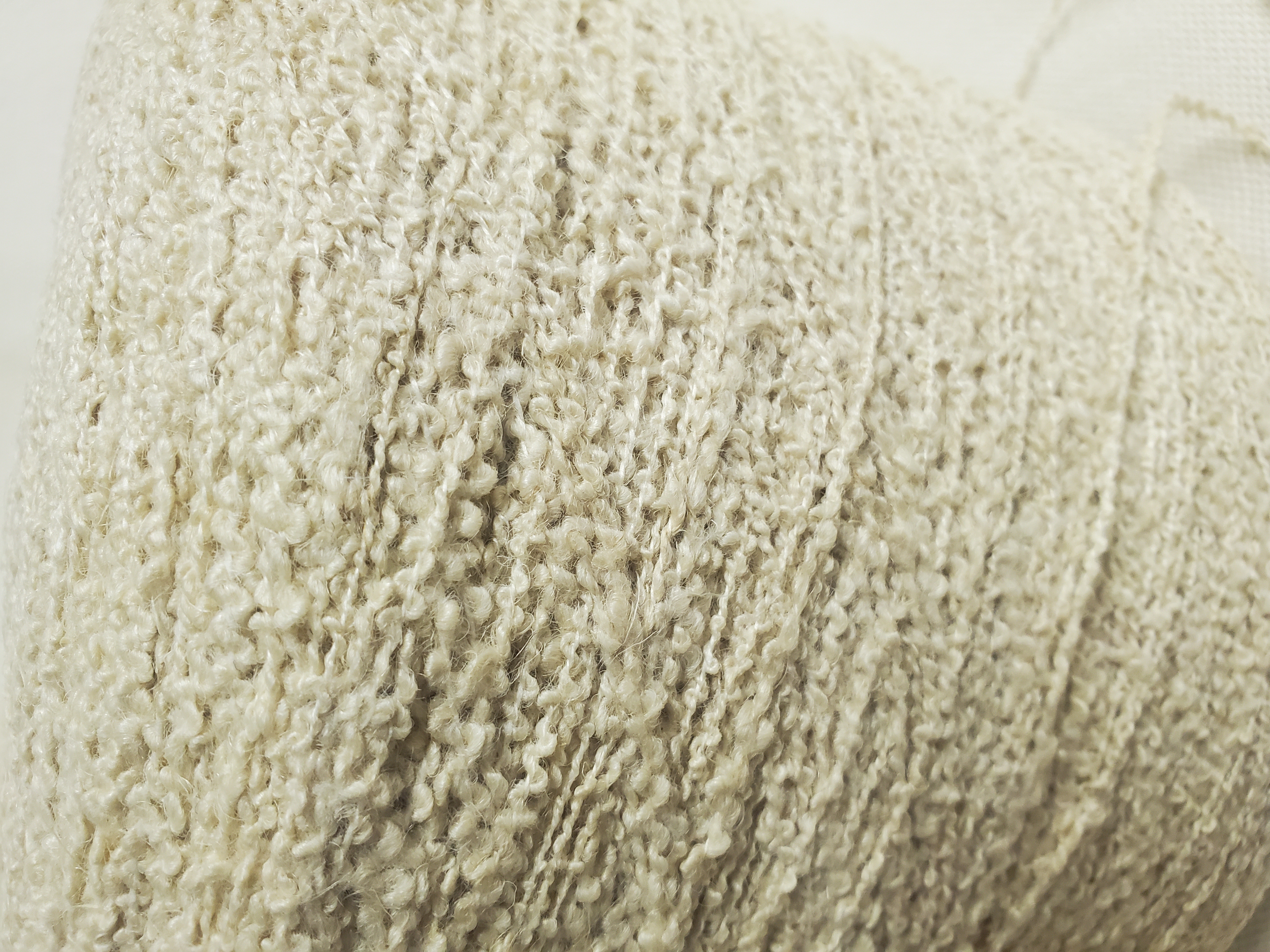 Boucle Natural Hemp Fancy Yarn
