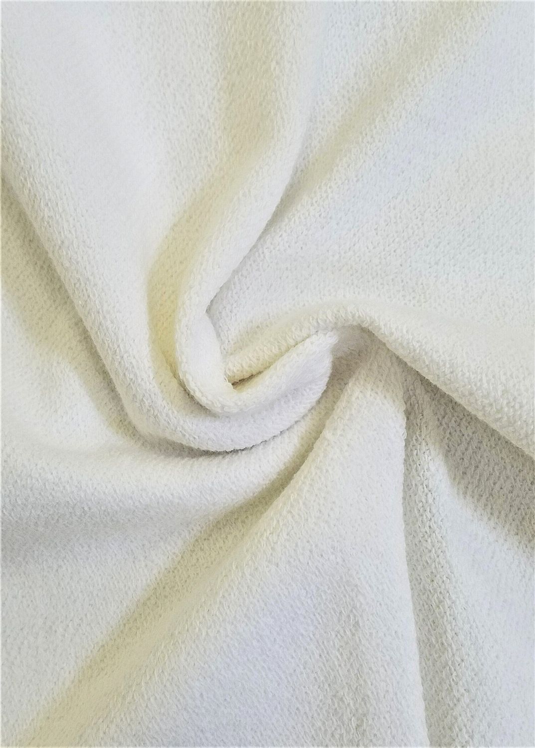 Natural Hemp French Terry Knitted Fabric , 55% Certified Organic Hemp , 45% Certified Organic Cotton , 11.6oz Tubular 30