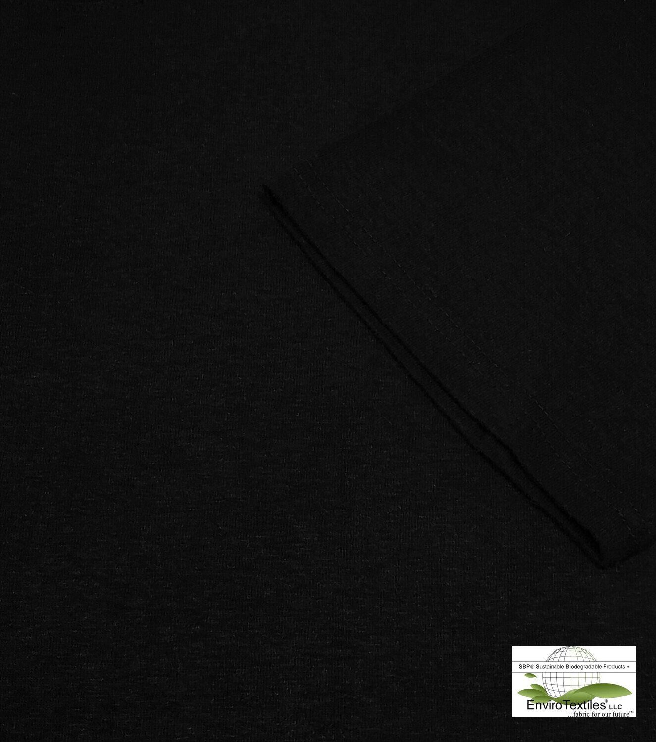 Ladies Hemp Short Sleeve T-Shirt , Black