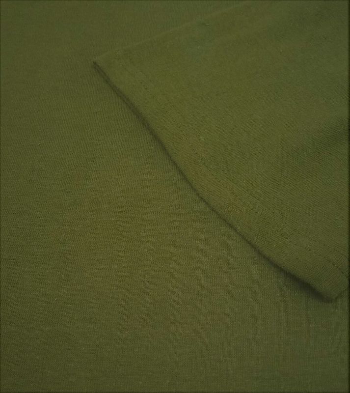 Ladies Hemp Short Sleeve T-Shirt , Olive Green