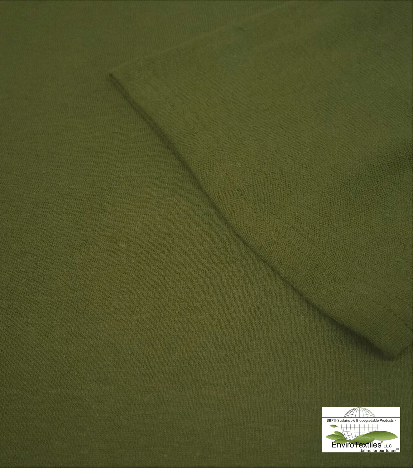 Kids Hemp Short Sleeve T-Shirt , Olive Green