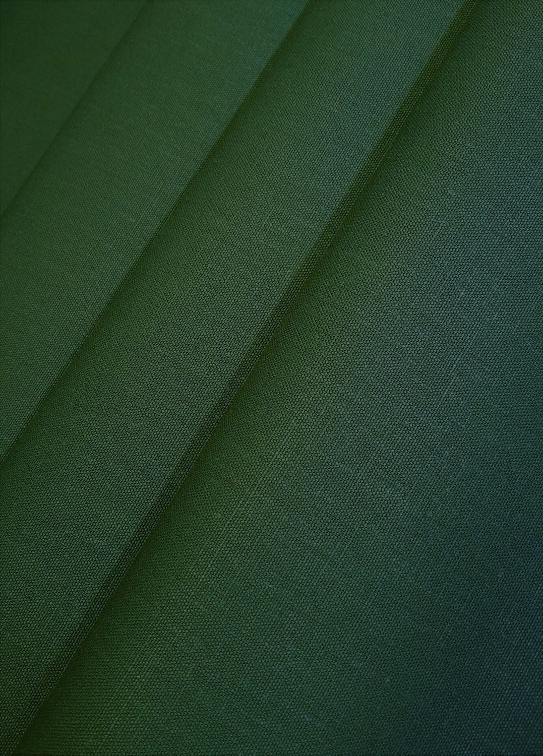 Forest Green Light Weight Hemp Canvas , 55% Certified Organic Hemp , 45% Certified Organic Cotton ,  Plain Weave , 12oz , 57/58