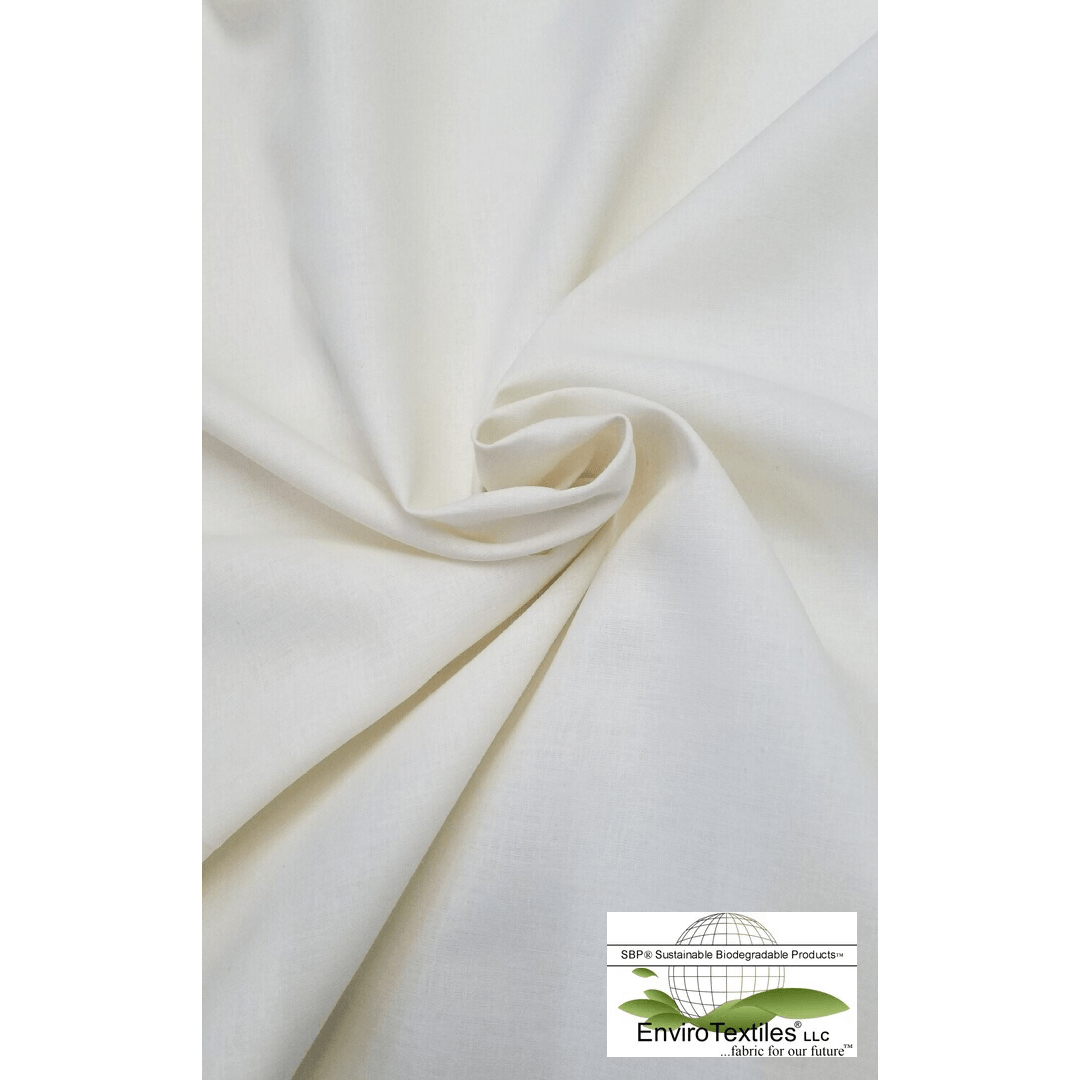 Natural Hemp Muslin 55% Certified Organic Hemp , 45% Certified Organic Cotton Plain Weave , 5.3oz , 57/58