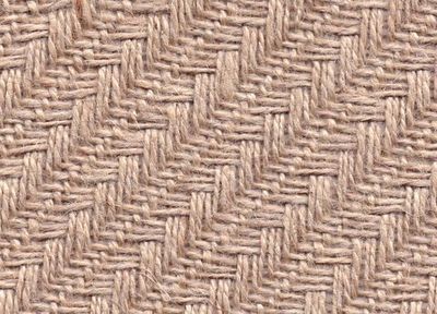 Braided Herringbone  100% Jute Natural Fabric Width 62/63” , 19oz