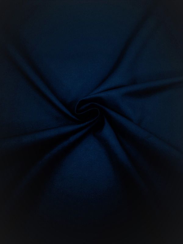 Navy Hempcel® Fabric Plain Weave , 55% Certified Organic Hemp , 45% Lyocell , Width 57/58" , 6.2oz , 57/58" width