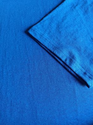 Men's Hemp Short Sleeve T-shirt Electric Blue