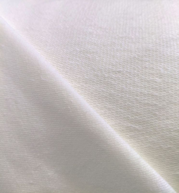 Natural Heavy Hemp Stretch FRENCH TERRY , 53% Certified Organic Hemp , 43% Certified Organic Cotton , 4% Spandex , OPEN Width 60/64", 12.7oz