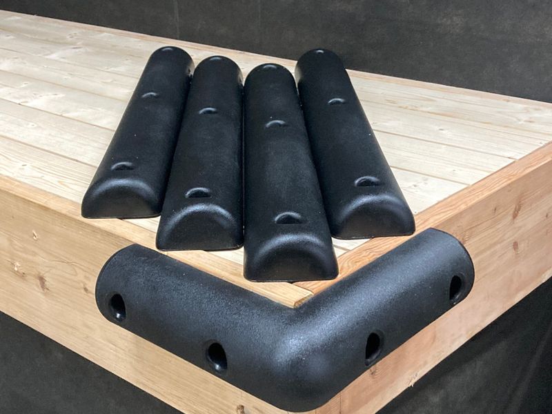 1 Corner and 4 Flat Dock Bumpers – SMALL Series PACKAGE #4 1 Corner and 4 Flat Dock Bumpers – SMALL Series PACKAGE #4