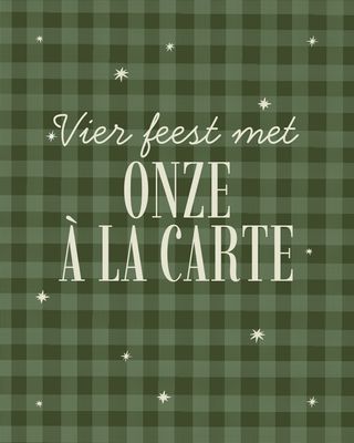 À la carte