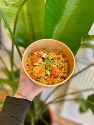 Nasi goreng kip zoetzuur