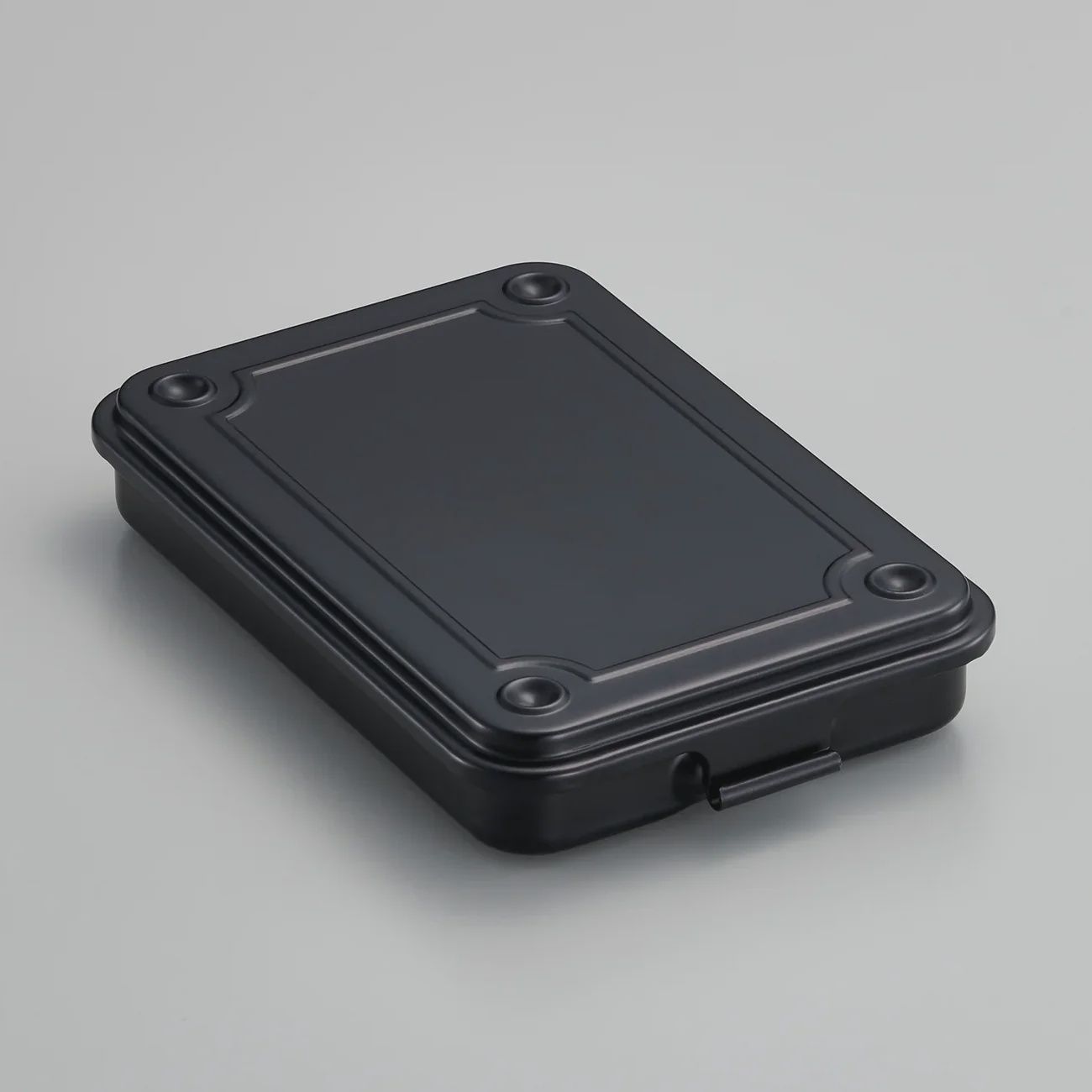 Steel Stackable Storage Box T-152, Color: Black