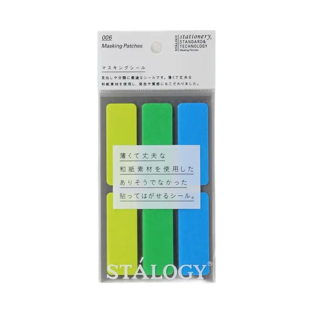 Stalogy Rectangular Washi Labels, Color: Shuffle Earth