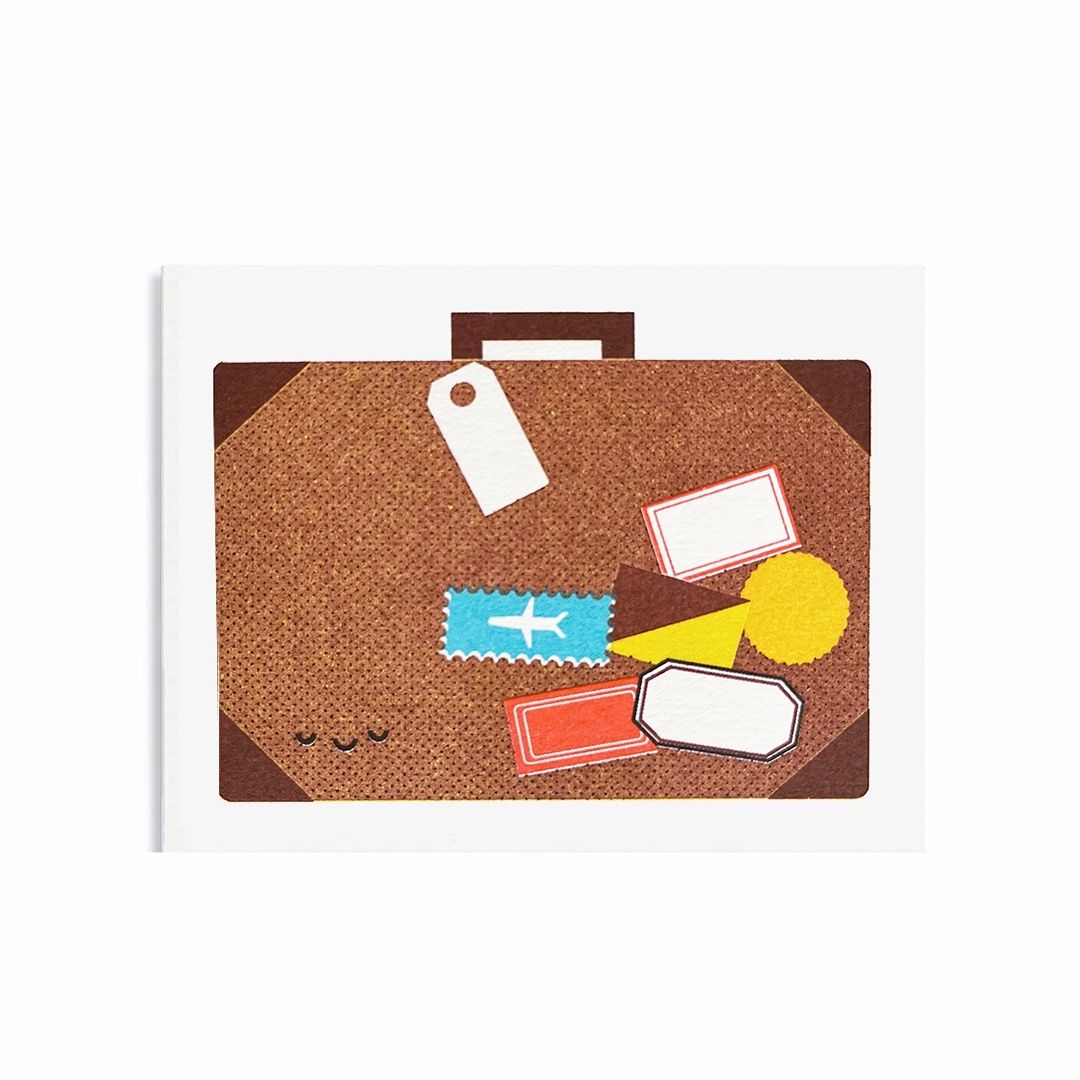 Suitcase mini card