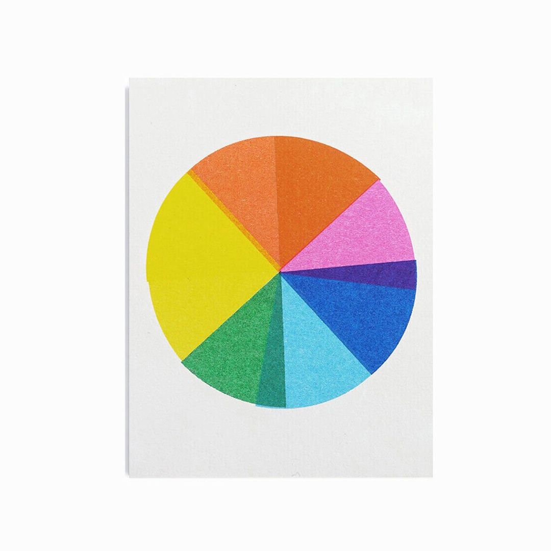 Color Wheel Mini Card