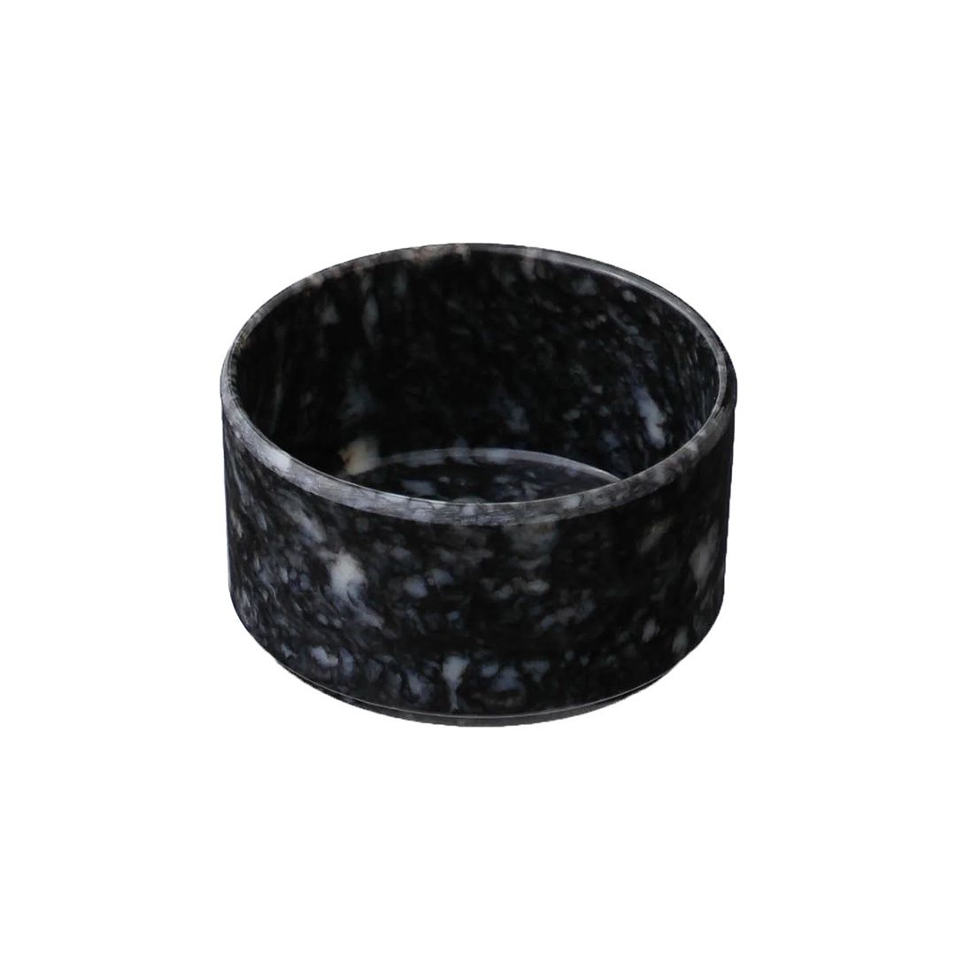 Melamine Marbled Stacking Tray, Color: Black, Size: Medium