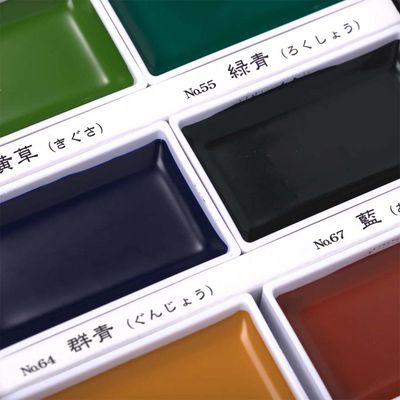 Gansai Tambi 12-color Watercolor Set